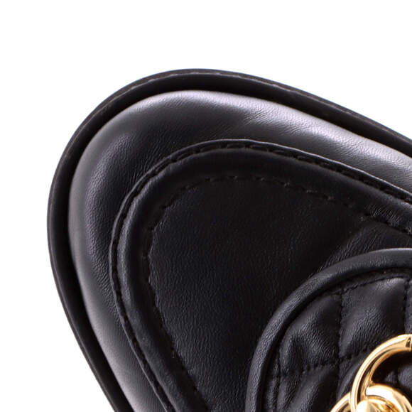 Chanel Women's CC Loafers Quilted Leather - Picture 5 of 6